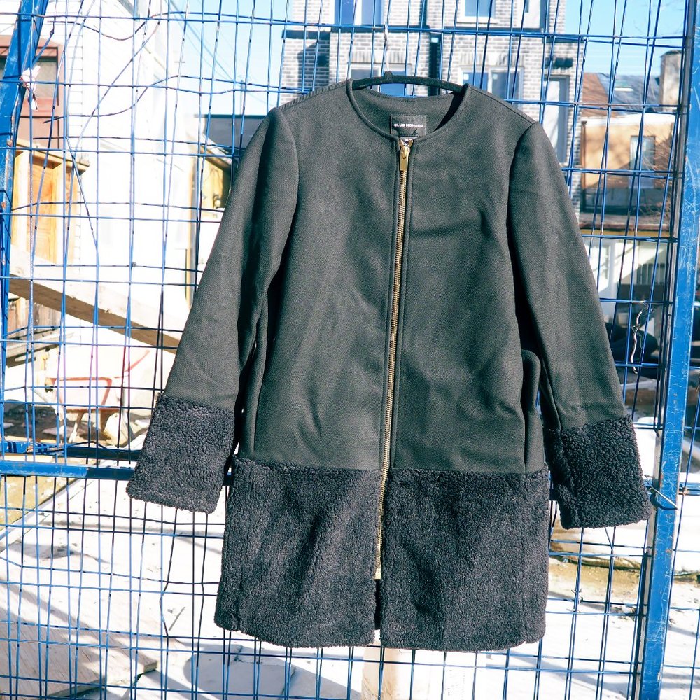 Club Monaco Vegan Fur Jacket